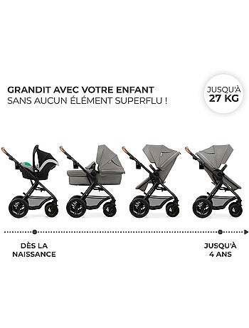 Kinderkraft - poussette trio moov 2 air