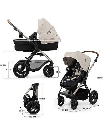 Kinderkraft - poussette trio moov 2 air