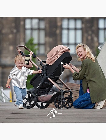 Poussette trio moov 2 modèle pratique et confortable