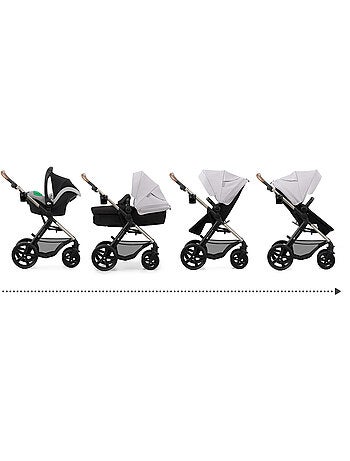 Poussette trio moov 2 modèle pratique et confortable