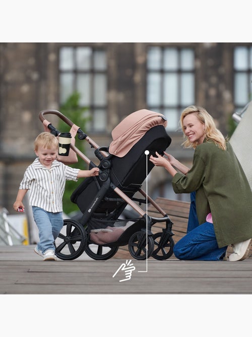 Poussette 3 en 1 Kinderkraft MOOV 2 avec Travel System, Siège Auto MINK PRO i-Size et Roues EVA - Kiabi Poussette 3 en 1 Kinderkraft MOOV 2 avec Travel System, Siège Auto MINK PRO i-Size et Roues EVA - Kiabi