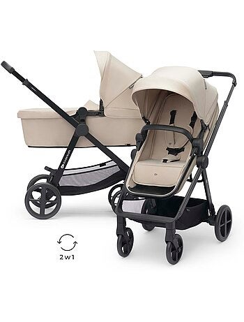 Poussette 4 en 1 Kinderkraft NEWLY avec Travel System, MINK PRO i-Size et Roues EVA