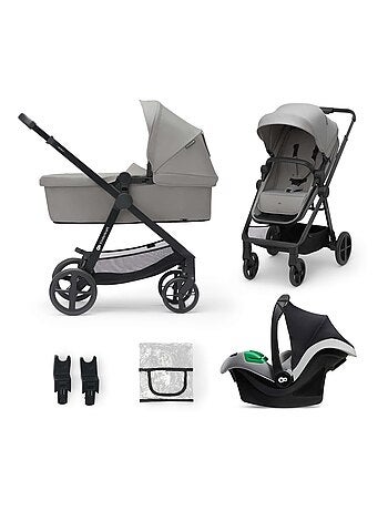 Poussette 4 en 1 Kinderkraft NEWLY avec Travel System, MINK PRO i-Size et Roues EVA