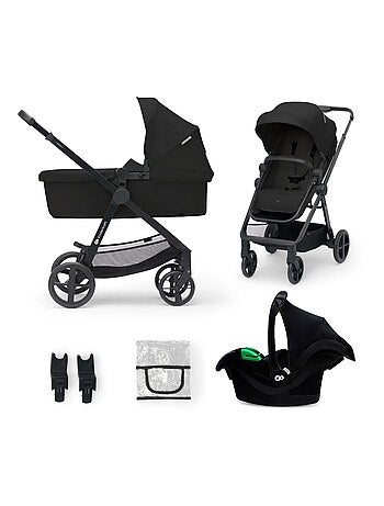 Poussette 4 en 1 Kinderkraft NEWLY avec Travel System, MINK PRO i-Size et Roues EVA