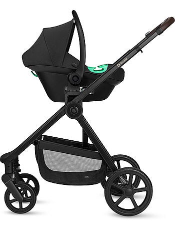 Poussette 3 en 1 LIONELO Greet - Pack poussette - Nacelle - Siège auto - Sac - Habillage pluie