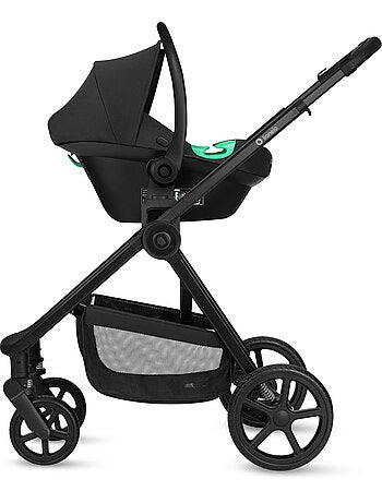 Poussette 3 en 1 LIONELO Greet - Pack poussette - Nacelle - Siège auto - Sac - Habillage pluie