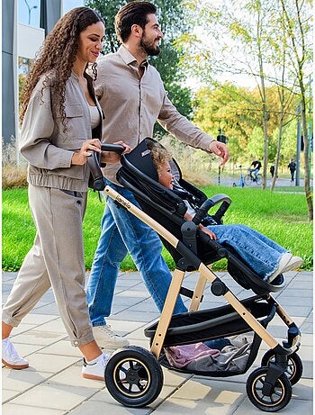 Poussette 3en1 LIONELO Amber - 0-22kg - Pack poussette, Nacelle, Cosi, Sac et accessoires