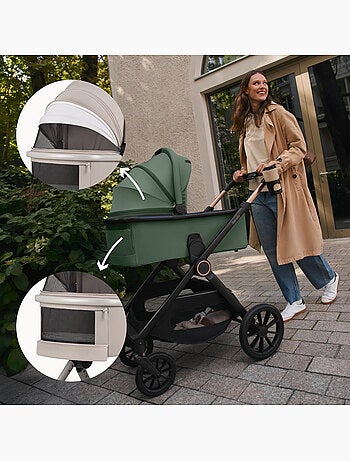 Poussette 3en1 LIONELO Layla - Pack poussette, Nacelle, Cosi et Accessoires - Jusqu'à 22kg