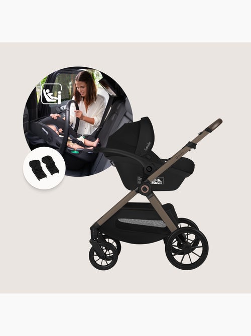 Poussette 3en1 LIONELO Layla - Pack poussette, Nacelle, Cosi et Accessoires - Jusqu'à 22kg - Kiabi Poussette 3en1 LIONELO Layla - Pack poussette, Nacelle, Cosi et Accessoires - Jusqu'à 22kg - Kiabi