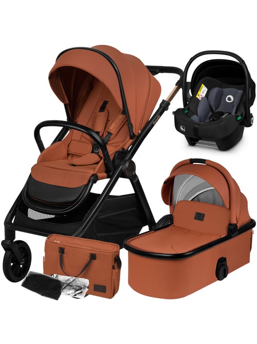 Poussette 3en1 LIONELO Layla - Pack poussette, Nacelle, Cosi et Accessoires - Jusqu'à 22kg - Kiabi Poussette 3en1 LIONELO Layla - Pack poussette, Nacelle, Cosi et Accessoires - Jusqu'à 22kg - Kiabi