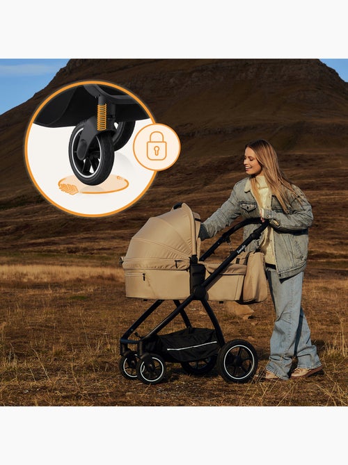 Poussette 3en1 LIONELO Meril - Pack poussette, Nacelle, Cosi, Sac et accessoires - Kiabi Poussette 3en1 LIONELO Meril - Pack poussette, Nacelle, Cosi, Sac et accessoires - Kiabi