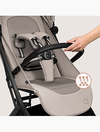 Poussette 3en1 LIONELO Sia - Ultra légère - Pack compacte - Nacelle - Siège auto - Accessoires