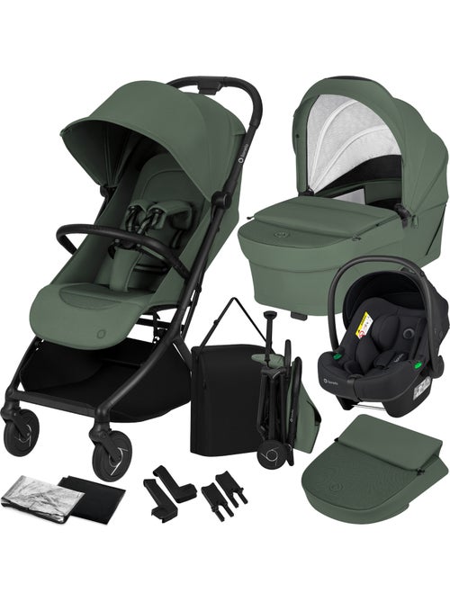 Poussette 3en1 LIONELO Sia - Ultra légère - Pack compacte - Nacelle - Siège auto - Accessoires - Kiabi Poussette 3en1 LIONELO Sia - Ultra légère - Pack compacte - Nacelle - Siège auto - Accessoires - Kiabi