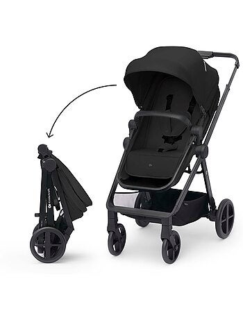 Poussette 4 en 1 Kinderkraft NEWLY avec Travel System, Siège Auto MINK PRO i-Size et Roues EVA