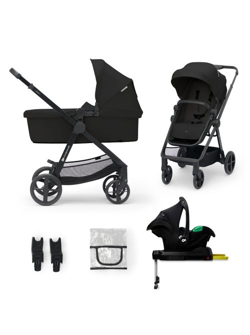 Poussette 4 en 1 Kinderkraft NEWLY avec Travel System, Siège Auto MINK PRO i-Size et Roues EVA - Kiabi Poussette 4 en 1 Kinderkraft NEWLY avec Travel System, Siège Auto MINK PRO i-Size et Roues EVA - Kiabi