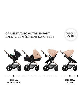 Poussette 4en1 moov 2 modèle pratique et confortable