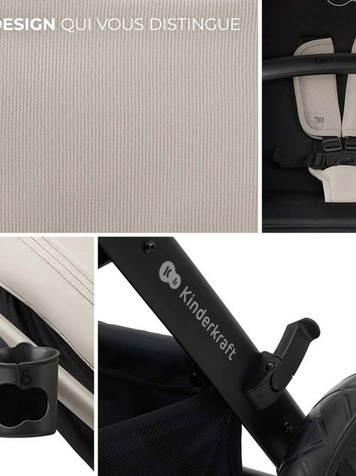 Poussette 4en1 moov 2 modèle pratique et confortable - Kiabi