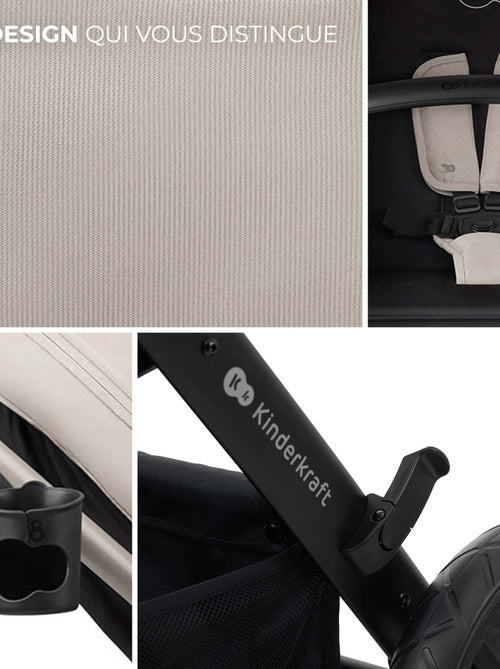 Poussette 4en1 moov 2 modèle pratique et confortable - Kiabi