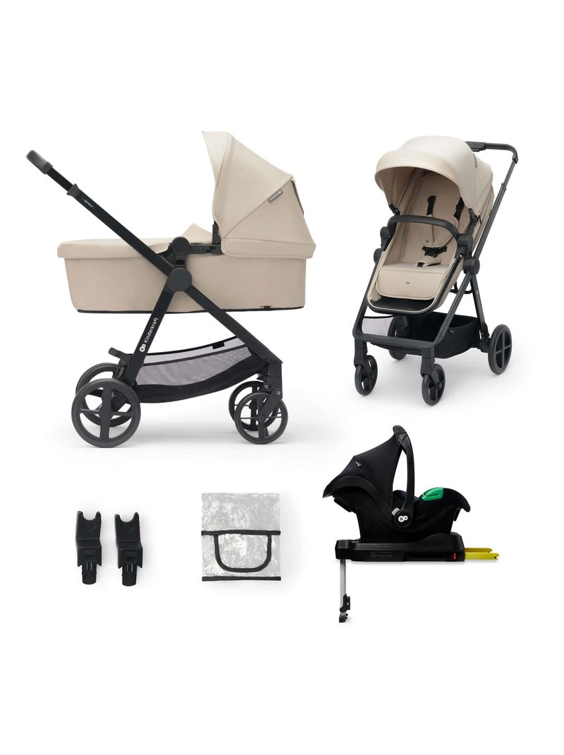 Poussette 4en1 newly modèle pratique et confortable Beige - Kiabi