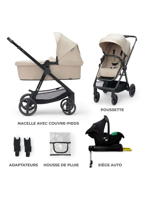 Poussette 4en1 newly pratique et confortable - Kiabi