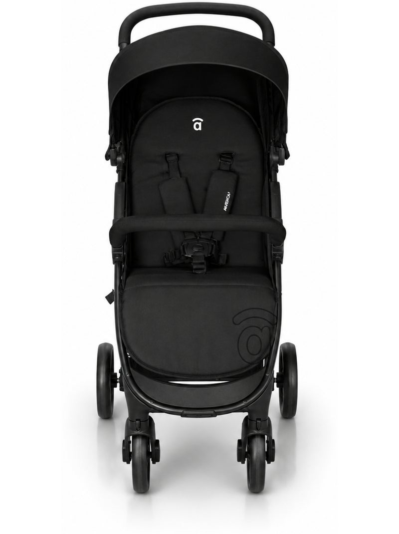 Poussette America 3 Asalvo Noir - Kiabi