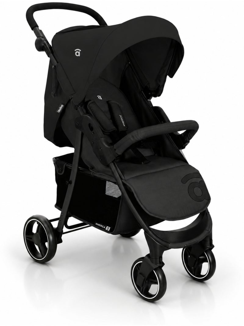 Poussette America 3 Asalvo Noir - Kiabi