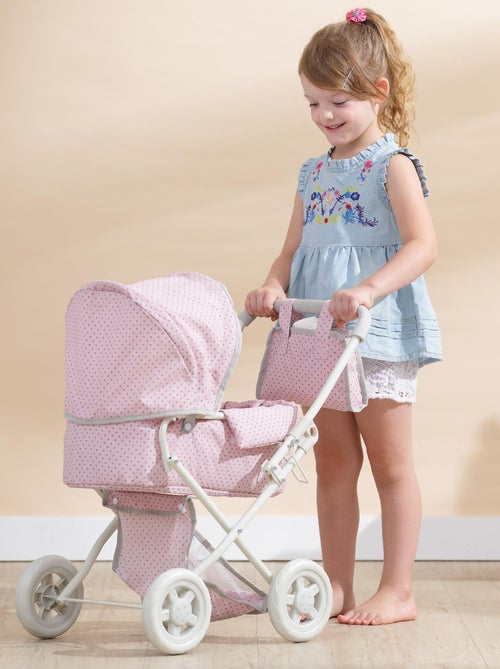Poussette avec landau nacelle pour poupon baigneur ou poupée - Kiabi