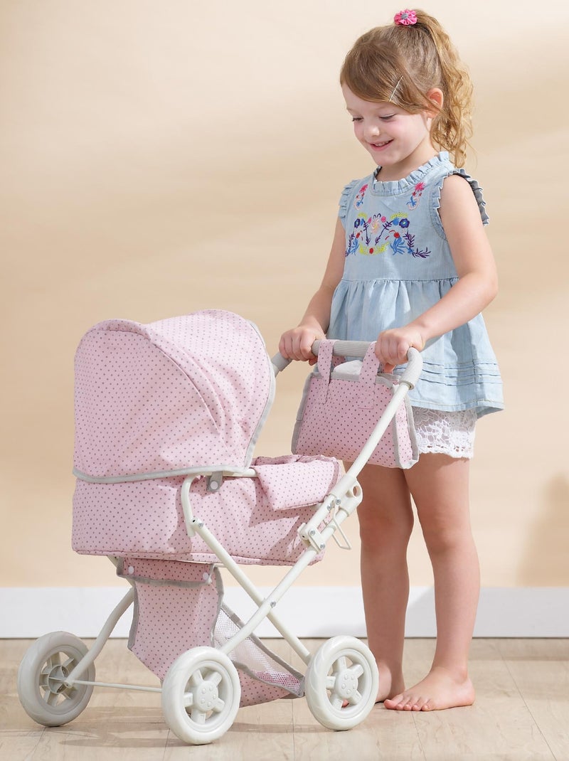 Poussette avec landau nacelle pour poupon baigneur ou poupée N/A - Kiabi