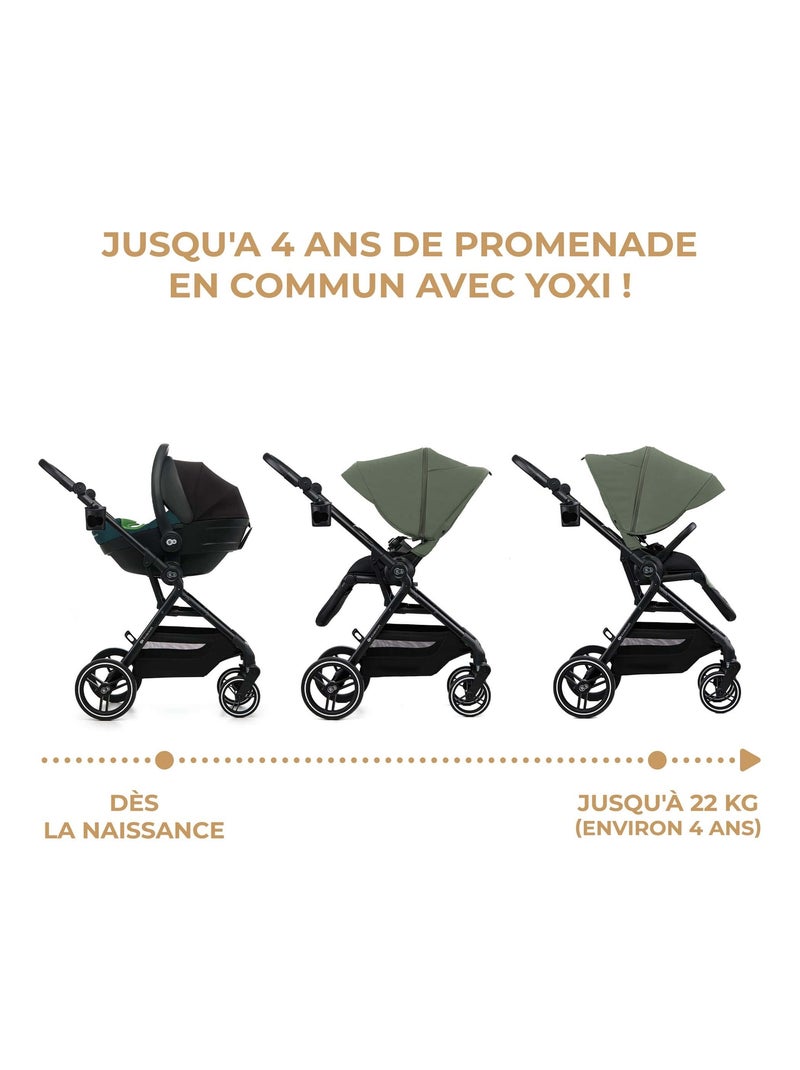 Poussette avec nacelle et accessoires Vert - Kiabi