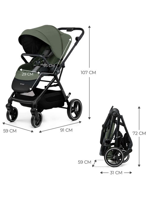 Poussette avec nacelle et accessoires - Kiabi