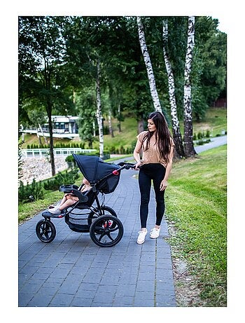 Poussette bébé 3 roues tout terrain pliable HyperMotion