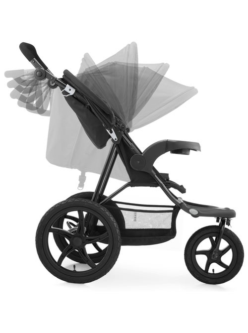 Poussette bébé 3 roues tout terrain pliable HyperMotion - Kiabi Poussette bébé 3 roues tout terrain pliable HyperMotion - Kiabi
