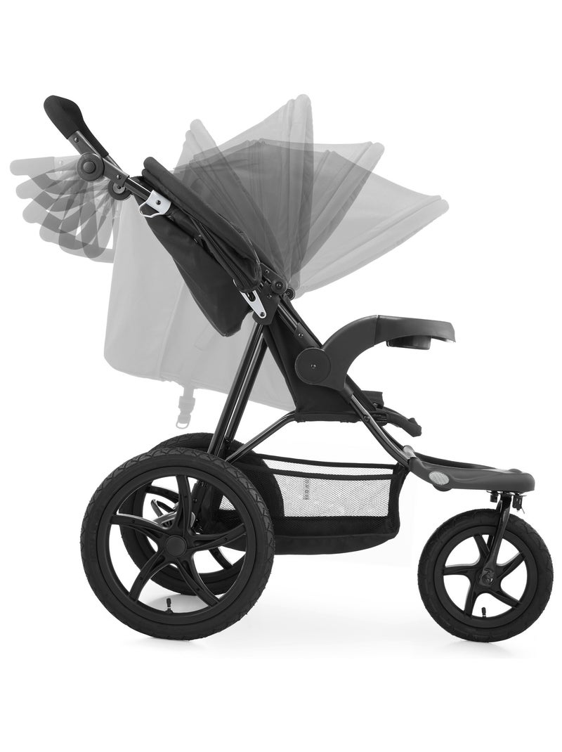 Poussette bébé 3 roues tout terrain pliable HyperMotion N/A - Kiabi