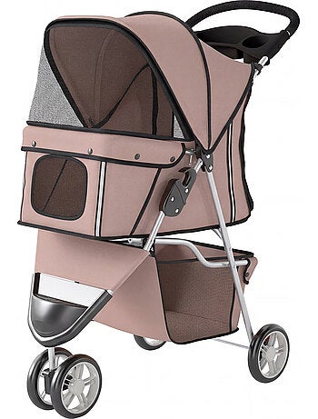 Poussette buggy chien chat pliable