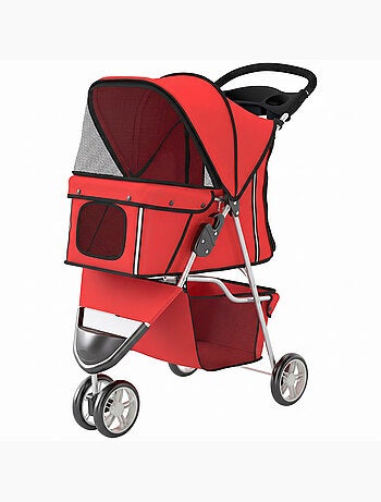 Poussette buggy chien chat pliable