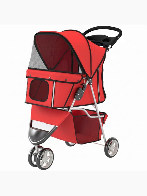 Poussette buggy chien chat pliable - Kiabi