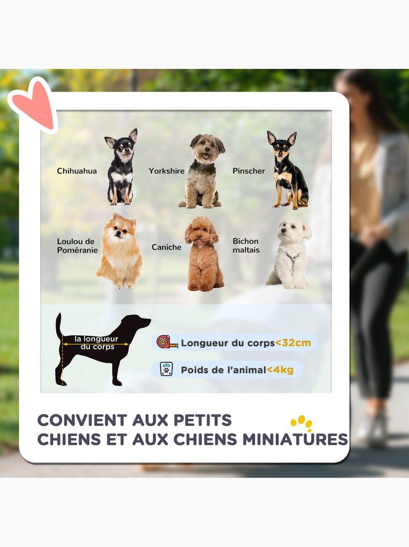 Poussette buggy pliable chien chat panier rangement 4 roues Bleu Bleu - Kiabi