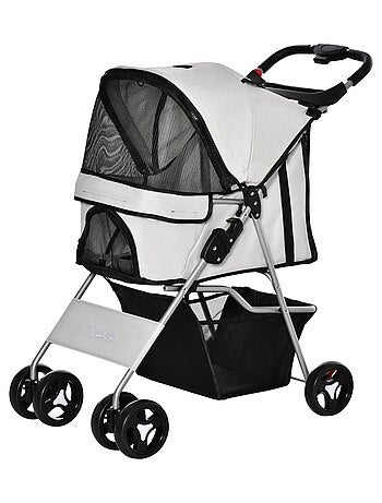 Poussette buggy pliable pour chien