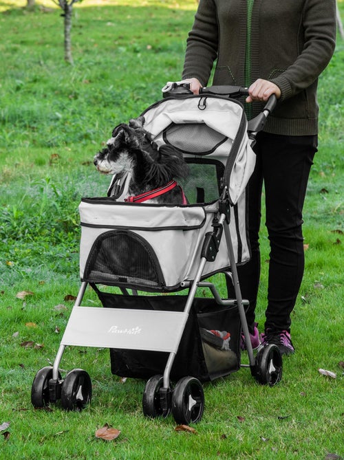 Poussette buggy pliable pour chien - Kiabi