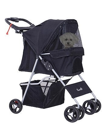 Poussette buggy pliable pour chien