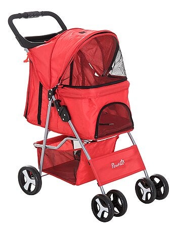 Poussette buggy pliable pour chien