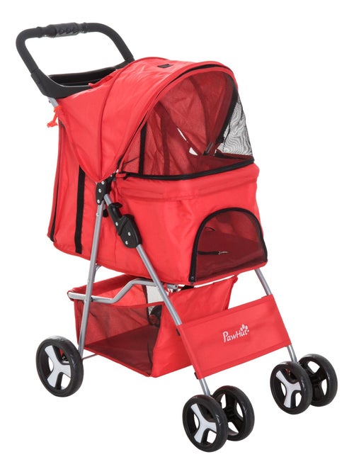 Poussette buggy pliable pour chien - Kiabi