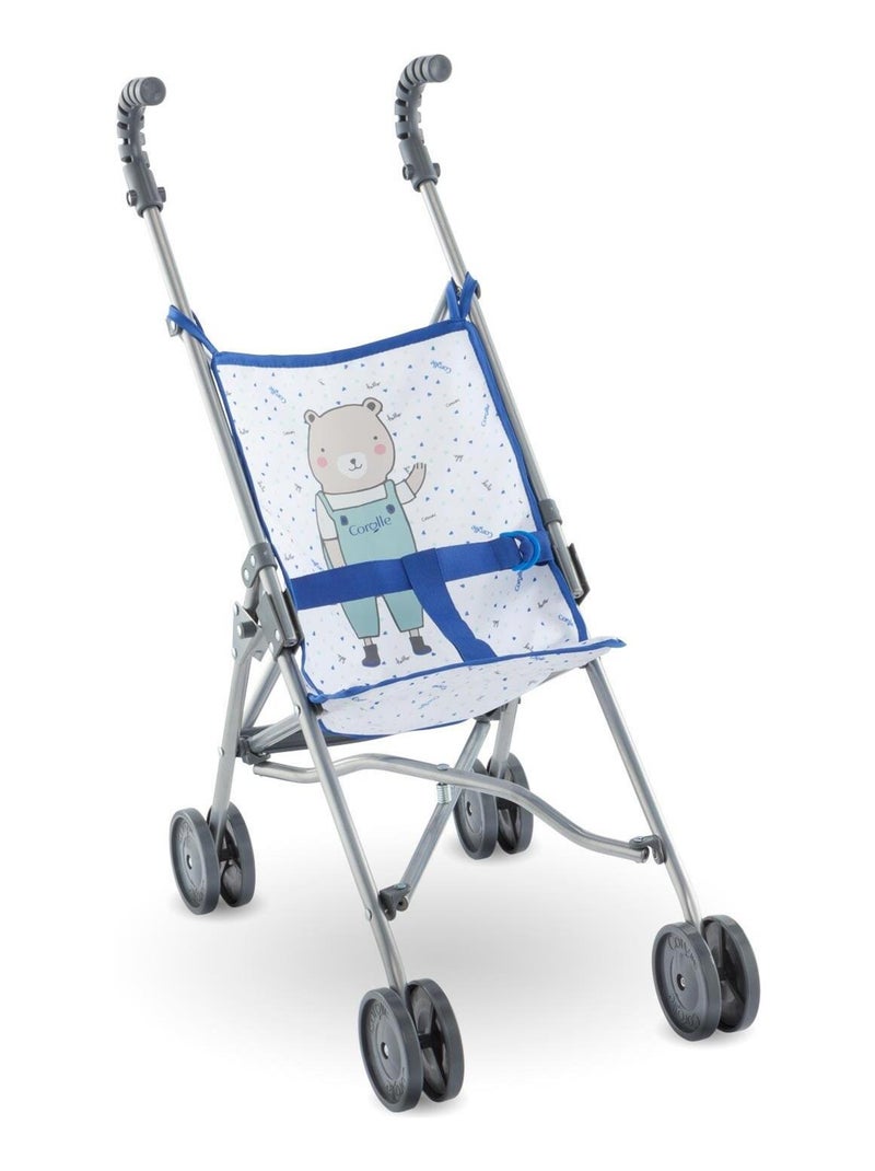 Poussette Canne Bleue pour poupon 36/42/52 cm N/A - Kiabi