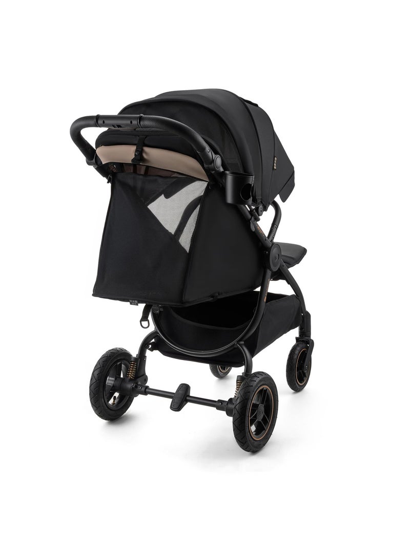 Poussette canne compacte légère avec grande capacité jusqu’à 27 kg Noir - Kiabi