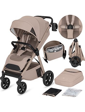 Poussette canne compacte lionelo bett- légère & pliable - légère & pliable - jusqu'à 22 kg