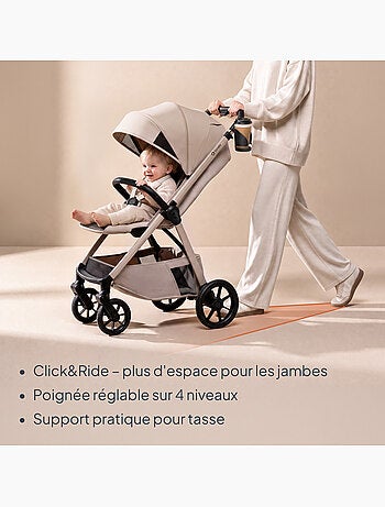 Poussette canne compacte lionelo bett- légère & pliable - légère & pliable - jusqu'à 22 kg