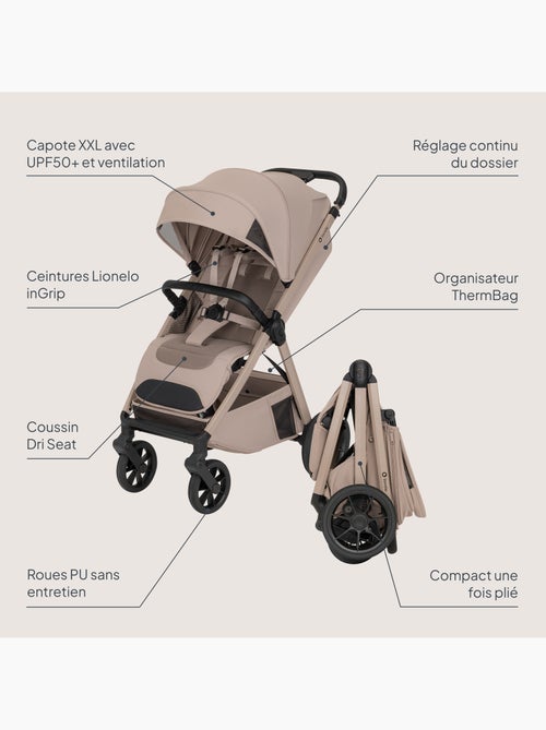 Poussette canne compacte lionelo bett- légère & pliable - légère & pliable - jusqu'à 22 kg - Kiabi Poussette canne compacte lionelo bett- légère & pliable - légère & pliable - jusqu'à 22 kg - Kiabi