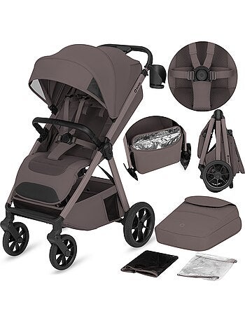Poussette canne compacte lionelo bett- légère & pliable - légère & pliable - jusqu'à 22 kg