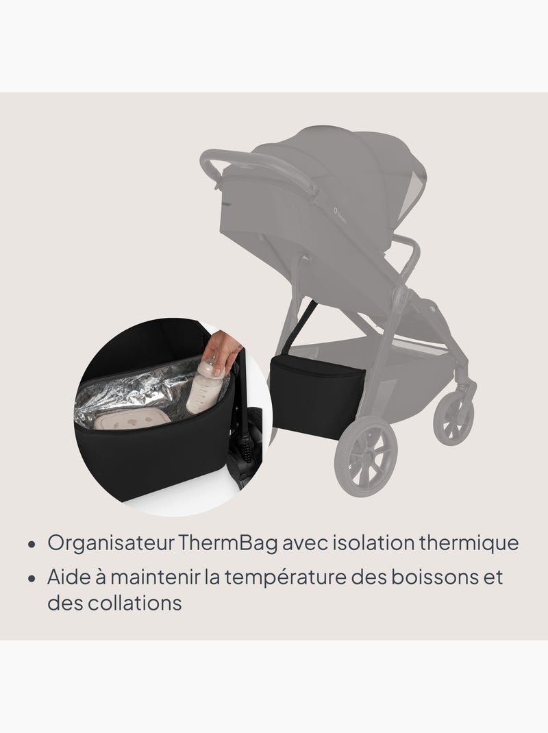 Poussette canne compacte lionelo bett- légère & pliable - légère & pliable - jusqu'à 22 kg Noir - Kiabi