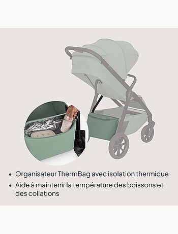 Poussette canne compacte lionelo bett- légère & pliable - légère & pliable - jusqu'à 22 kg